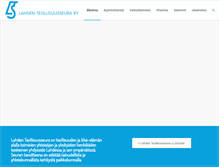 Tablet Screenshot of lahdenteollisuusseura.fi